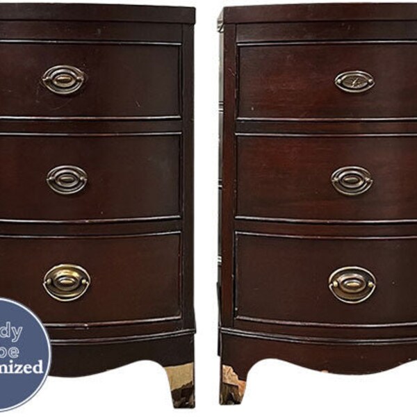 Unfinished Nightstand Etsy