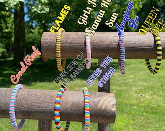 Clay Heishi Bead bracelets, clay bracelet, beaded bracelet