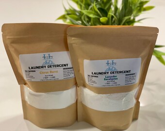 All natural Laundry Detergent, Powder Laundry Detergent, No Toxins