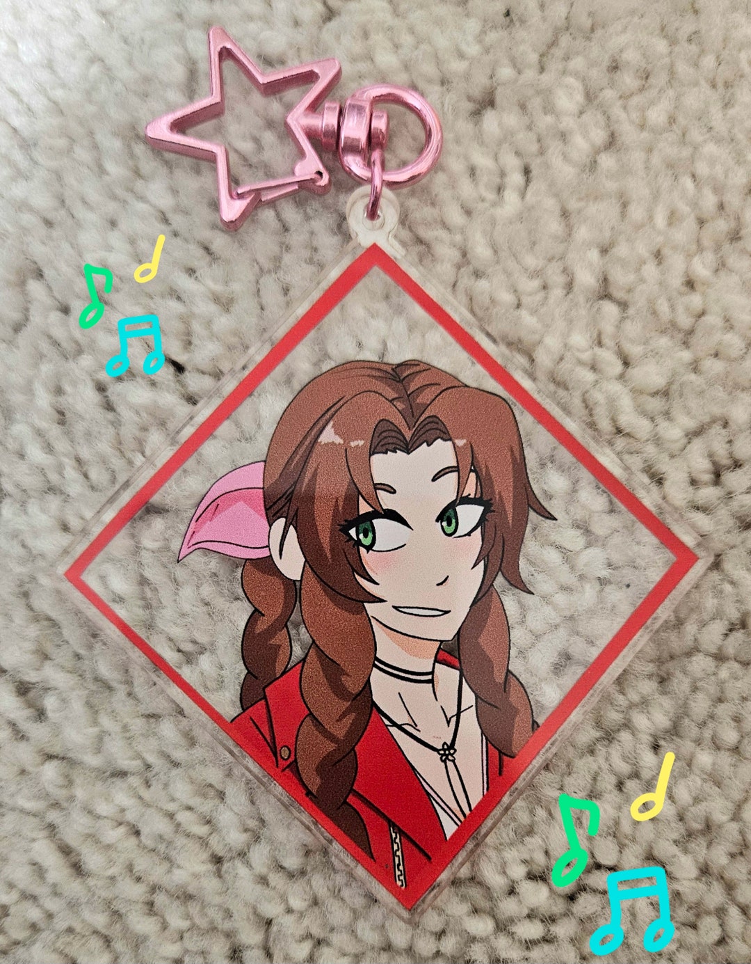 Aerith Keychain - Etsy