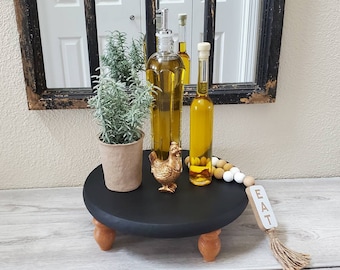 Large wooden display riser