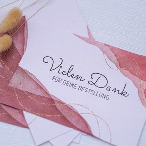 Vielen Dank für deine Bestellung | Grußkarten | Dankeskarte | Karte für Bestellung