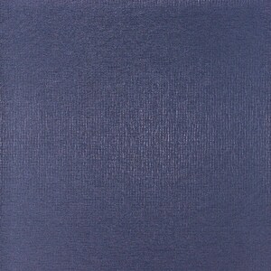 May include: A close-up of a dark blue textured fabric with a subtle sheen. The fabric has a fine weave and a slightly rough texture.