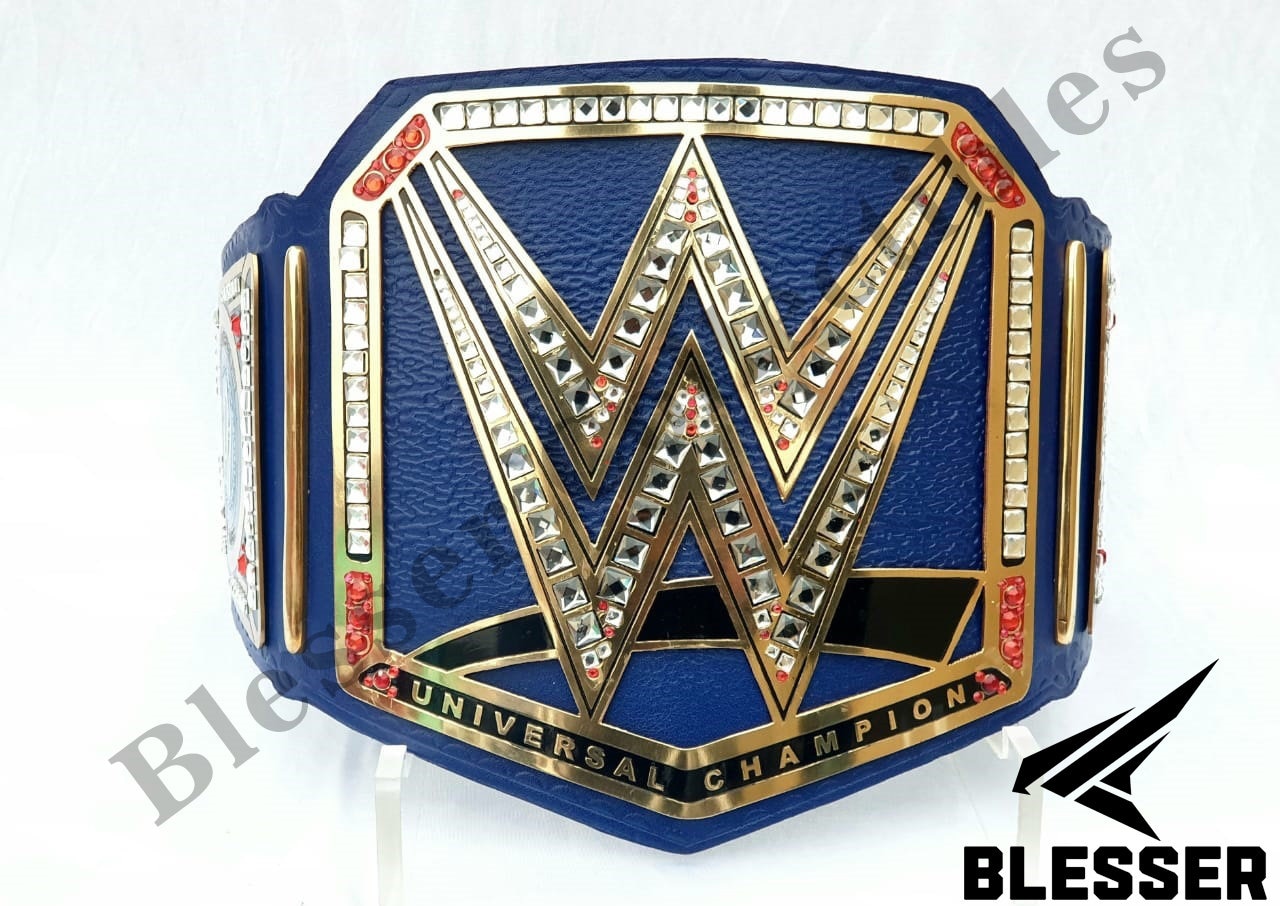 Blue Universal Championship Replica Title Belt ubicaciondepersonas