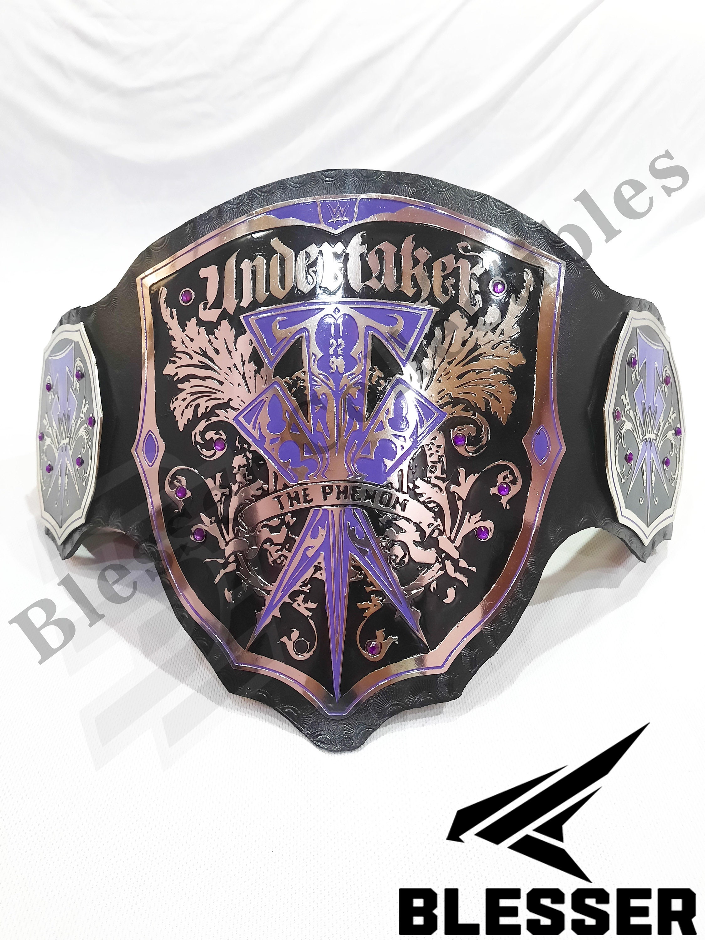 WWE UNDERTAKER The Phenom Wrestling Heavyweight Championship Title Belt 