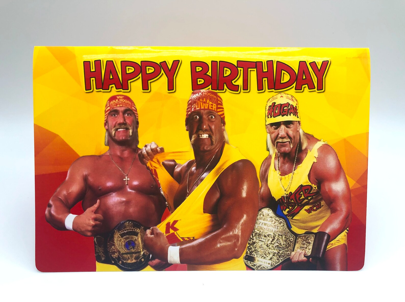 Hulk Hogan Birthday Card WWF . WWE . Birthday . Birthday Gift - Etsy
