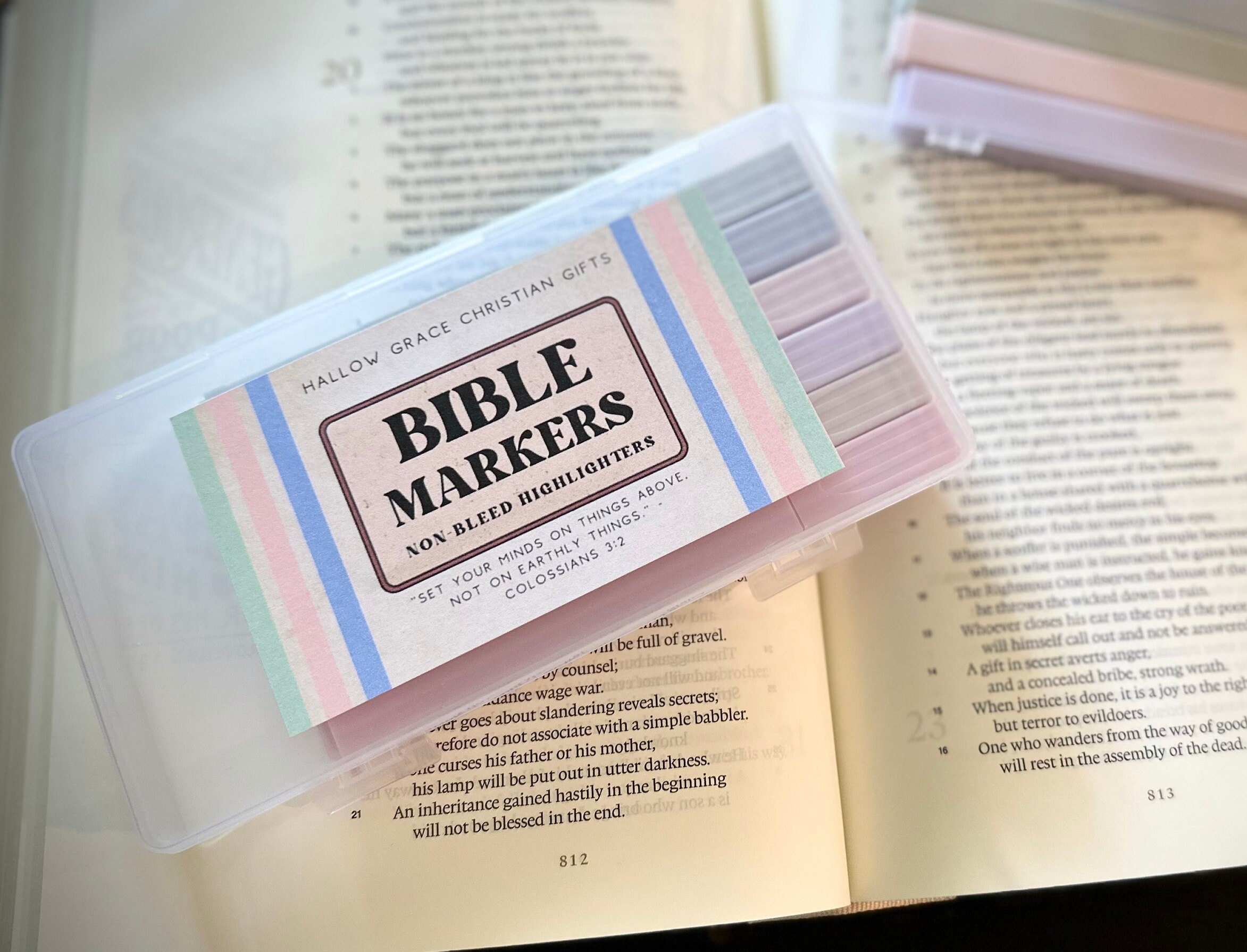 Bible Highlighters No Bleed 