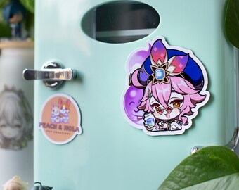 Dori Genshin Impact Electro Inspired Magnet | Die-Cut Magnet | Gifts for Gamers | Cute Fridge Magnet