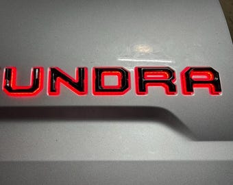 2014-2021 Tundra Tailgate Backlit Letters