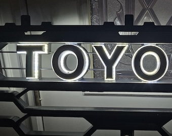 2022+ Tundra and Sequoia TRD Pro Grille Backlit Letters Kit