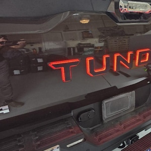 2022+ Tundra Tailgate Backlit Letters