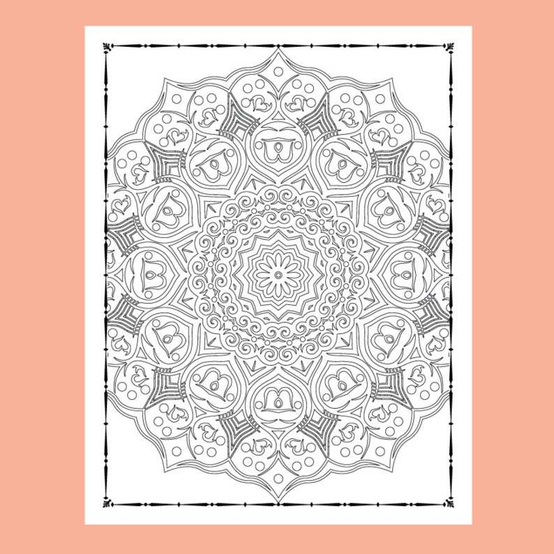 Anxiety Relief Coloring Pages. Anxiety Relief Printable Coloring Book ...