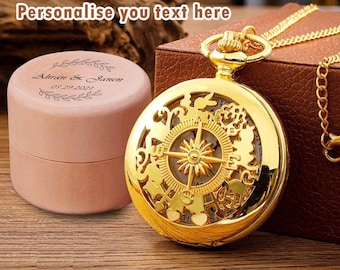 Personalisierter Uhrenkasten aus Holz | Individuell gravierte Uhrenbox | Geschenk für Ihn | Trauzeugen Geschenke | Geschenk für Männer | Weihnachtsgeschenke | Valentin