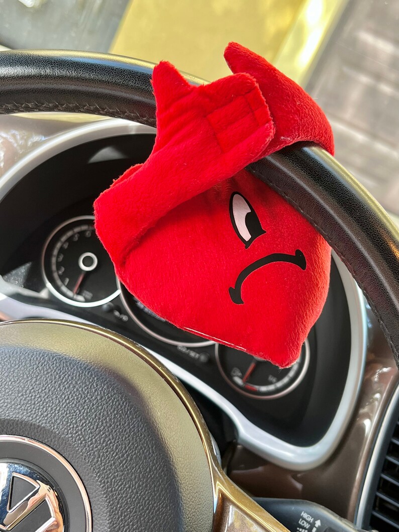 Un Verano Sin Ti heart Plush Steering Wheel Buddy Bad Etsy