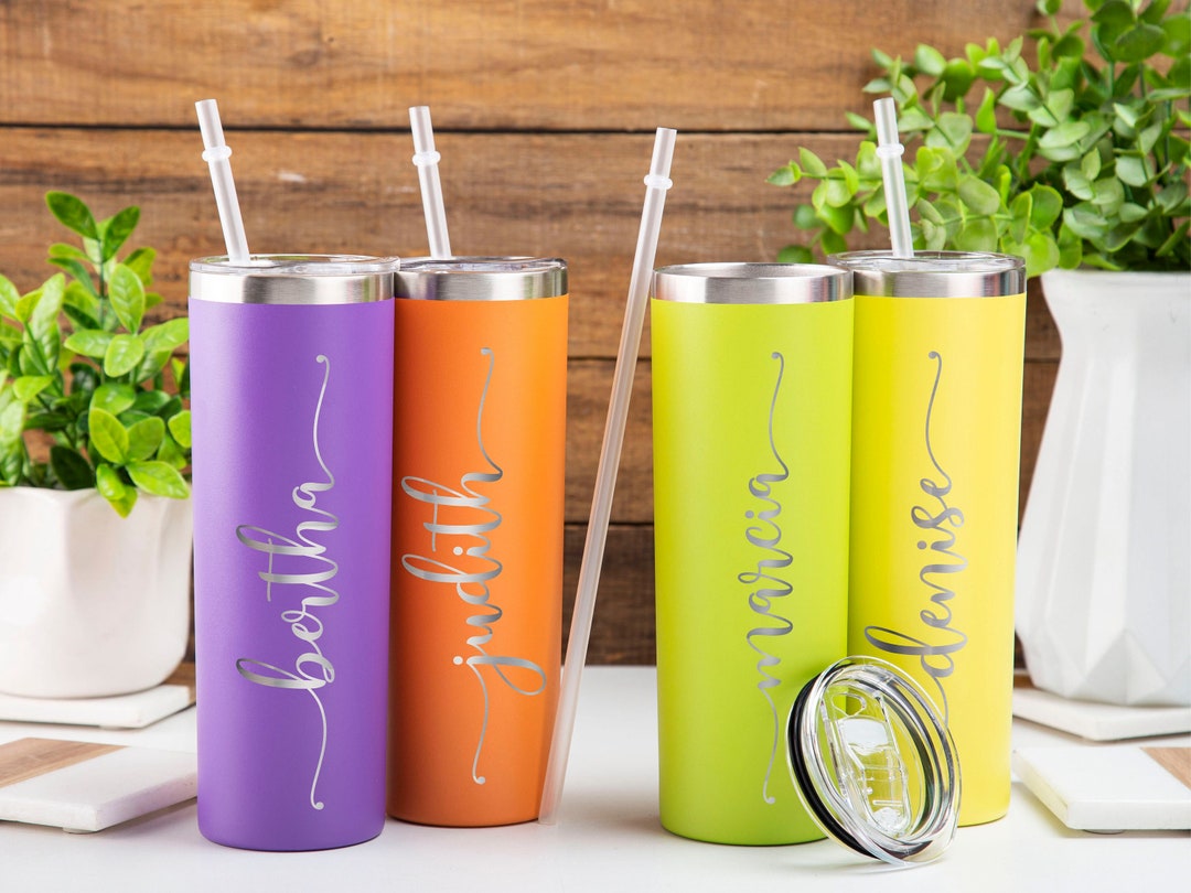 Personalized Skinny Tumbler Engraved Skinny Tumbler With Etsy