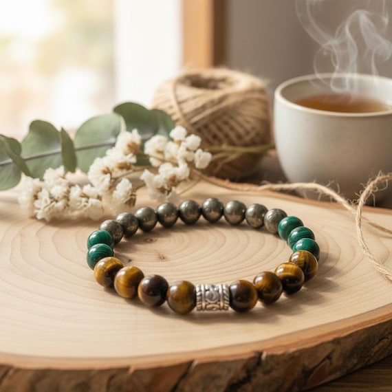 Money bracelet, money attractor, prosperity, HIGH QUALITY, abundance, emotional balance, energy, gemstone, wealth crystal bracelet,