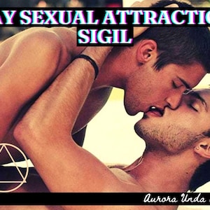 POWERFUL GAY LUST Sigil, Be Utterly Irresistible, Gay Attraction, Sex Sigil Magick, Attraction Sigil