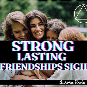 Friendship Sigil, Attract a Circle of Friends, Limitless Friendship Sigil Magick, Manifest a Best Friend, Friendship Spell, Attract Friends