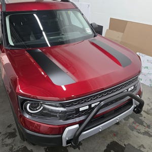 2021-2025 Ford Bronco Sport Dual Hood - vinyl decals graphics stickers - Pair