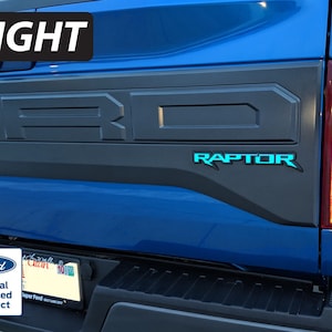 2021-2025 Ford Raptor Rear Emblem Reflective Inlay Decal