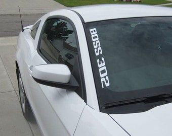 Boss 302 Sticker Boss 302 Ford Mustang Decal - Etsy