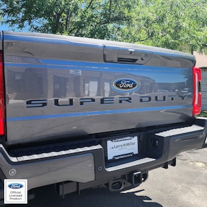 Inserções de letras para porta-malas Super Duty 2023-2025