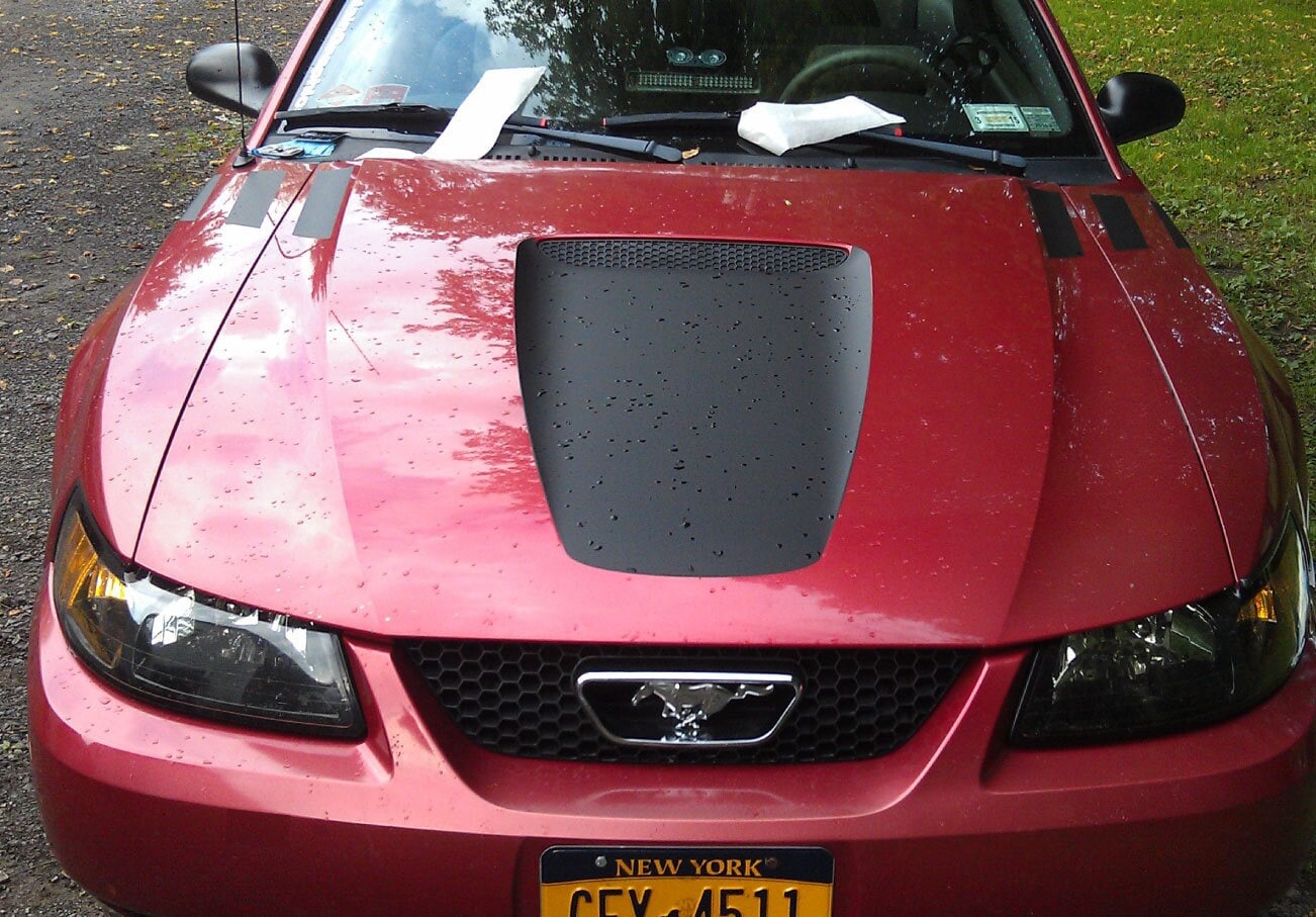 99 04 Mustang Hood Stripe V6 Vinyl Graphics Etsy Canada