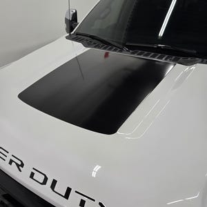 2023-2026 Super Duty Hood randiga grafiska vinyldekaler