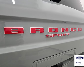 2021-2026 Ford Bronco Sport Tail Letters Tailgate - vinyl decals graphics stickers