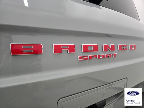 2021-2026 Ford Bronco Sport Tail Letters Tailgate - vinyl decals graphics stickers