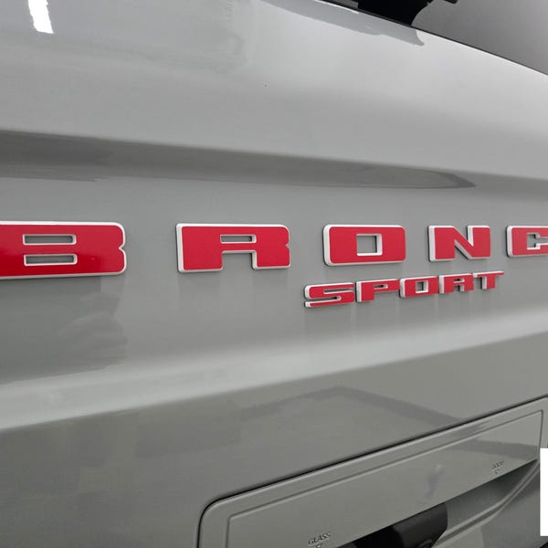 2021-2026 Ford Bronco Sport Tail Letters Tailgate - vinyl decals graphics stickers