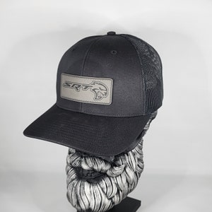 New SRT Hellcat Hat V1 Richardson 112 Leatherette Hat Patch