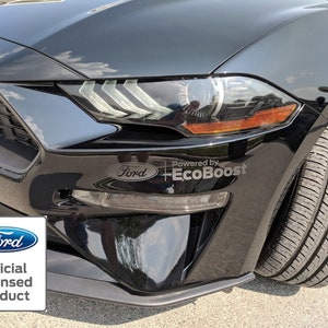 Ford Mustang Powered By Ecoboost Bumper Decal Vinyl Sticker Each
