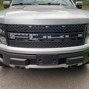 2010-2014 Ford Raptor Subdued Flag Grille Letters