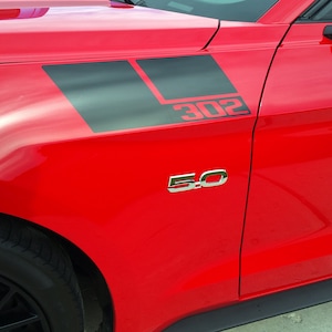2015-2022 Ford Mustang 302 Fender Hash Stripes - Pair