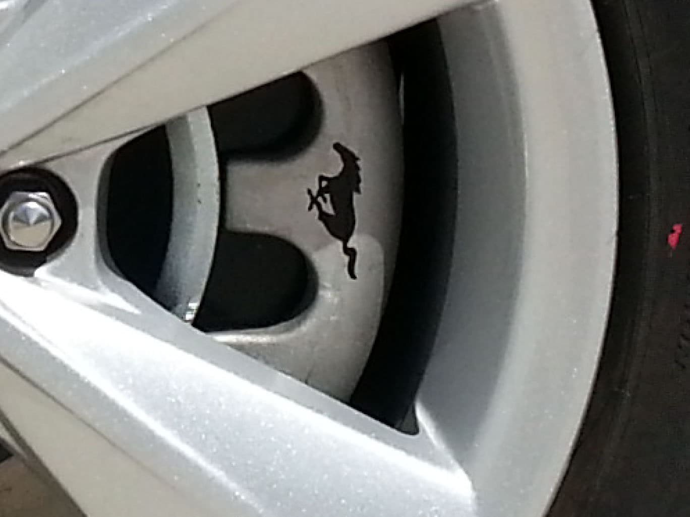 Ford Mustang rempony Decals set van 4