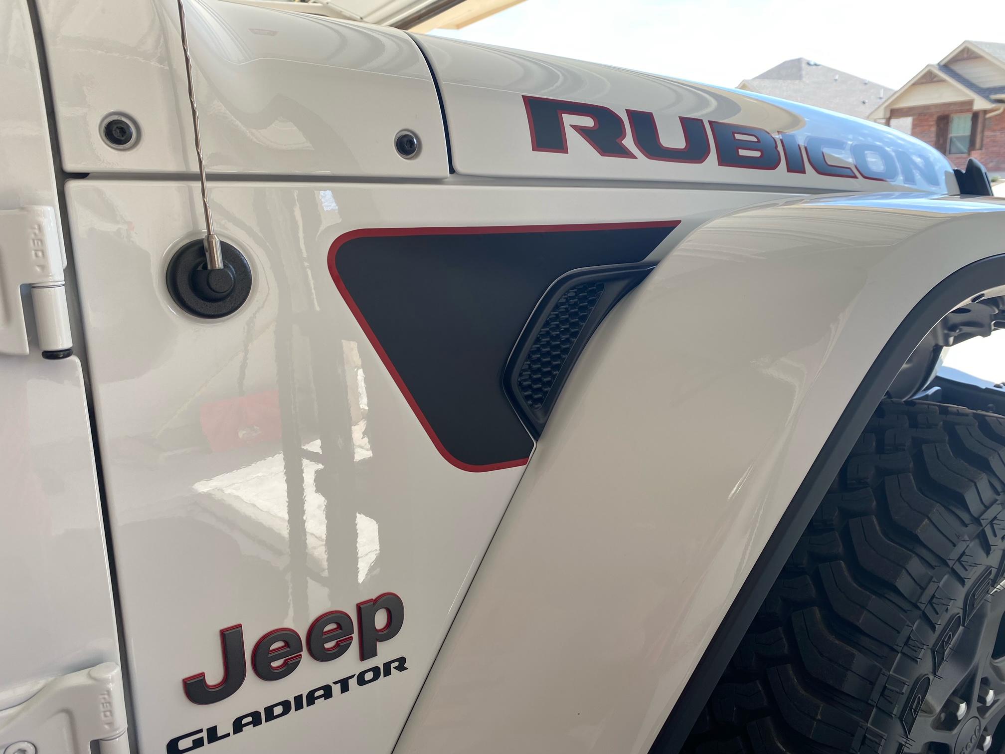 fits 2018-2025 Jeep Wrangler/Gladiator JL/JT Fender Vent Decals