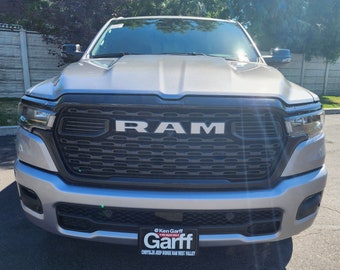 RAM LARAMIE Dash Emblem Decal Overlay - Vinyl, Fits 2019-2024 Ram 1500 DT, Part RAM34