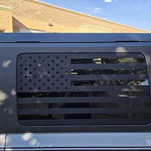 fits 2021-2025 Ford Bronco Window American Flag Decal