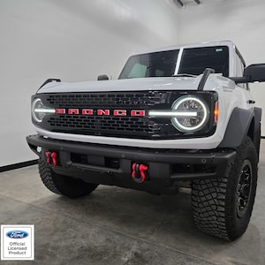 Letras da grade do Ford Bronco 2021-2025 - decalques de vinil adesivos gráficos