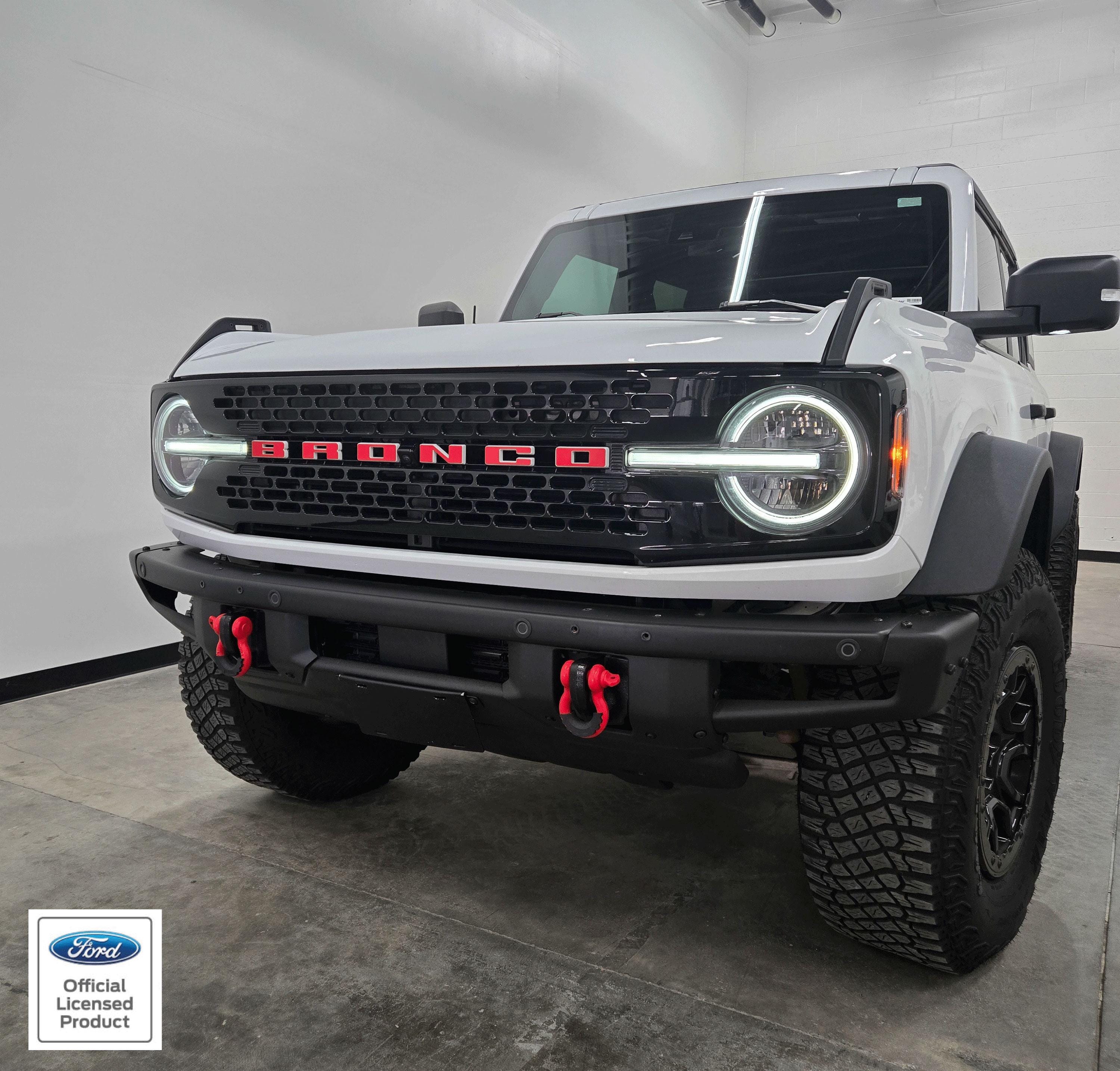 2021-2025 Ford Bronco Grille Letters - vinyl decals graphics stickers