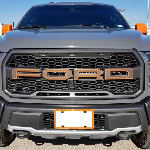 2017-2020 Ford Raptor Grille Letter Outlines