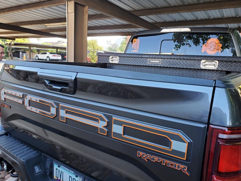 2017-2020 Ford Raptor Subdued Flag Tailgate Letters W/ - Etsy