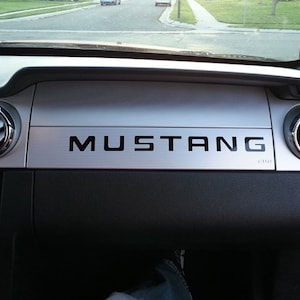 Mustang Dash Letters