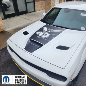 Fits 2019-2023 Dodge Challenger Hood Decal Scat Pack Bee Graphics ...