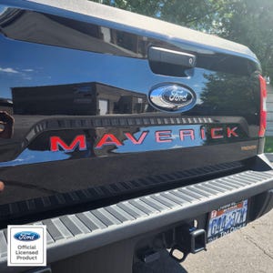 Adesivos de vinil com letras para porta-malas Ford Maverick 2022-2025