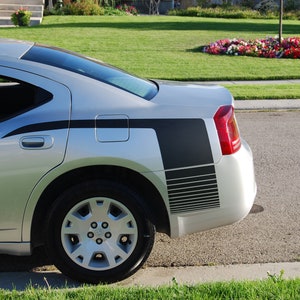 Fits 06-10 Dodge Charger Fading Hockey Stripes