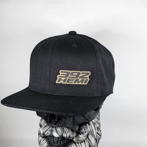 New Side 392 Hemi Hat V2 Flexfit 110 Snapback Leatherette Hat Patch