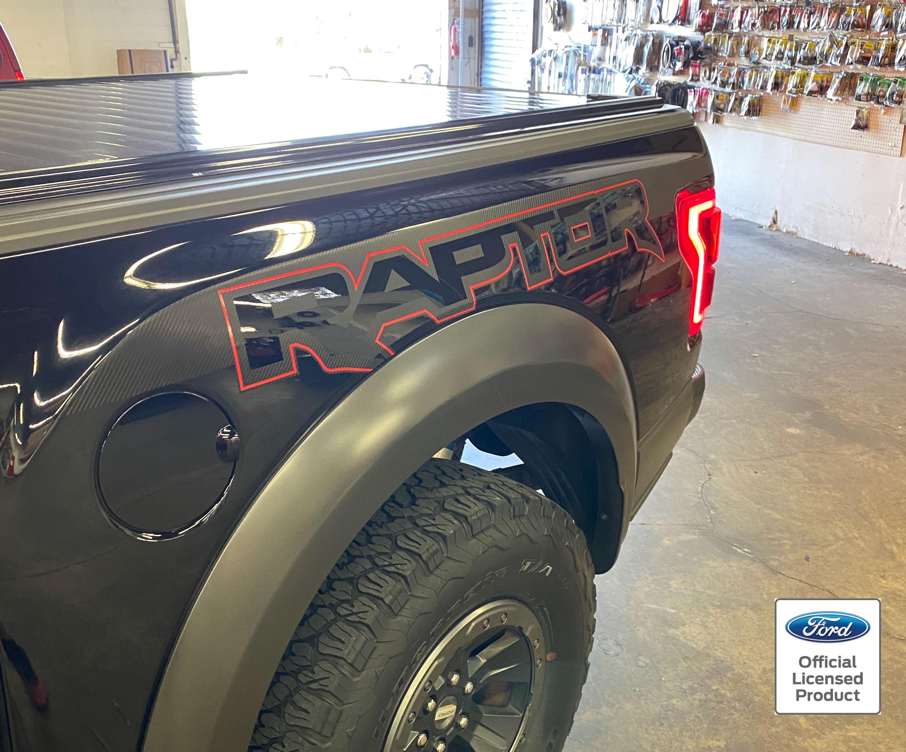 2017-2020 Ford F-150 Raptor Factory Style Bed Graphics With Outlines ...