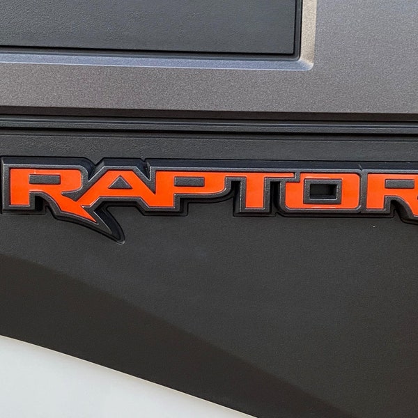2017-2020 Ford Raptor arrière emblème incrustation vinyle autocollant